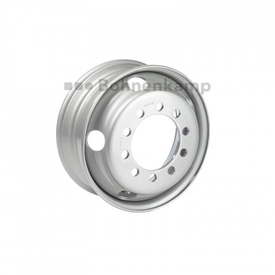 6.00X17.5 10/176/225 Ø26 ET122.5 SILVER RAL9006 BOKA WHEEL 2725@100 30963006