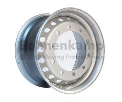 11.75X22.5 10/281/335 Ø26 ET135 SILVER RAL9006 ACCURIDE 5000@130 KPB15154OE-HB0B500